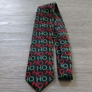 Holiday Traditions Hallmark  HO HO HO Christmas Tie NWOT